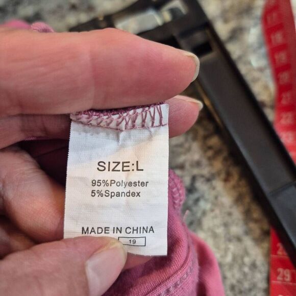 Amazon Women's Dusty Pink Poly/Spandex Jersey Knit Adj Straps Overalls Jumpsuit - Picture 13 of 13